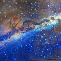 Paining of Inca night sky constellation in the museum Qoricancha in Cusco